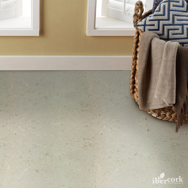 Пробковый клеевой паркет IberCork Леон бланко 4 VG